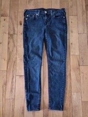 True Religion Women's Size 30 Mid Rise Super Skinny Jeans